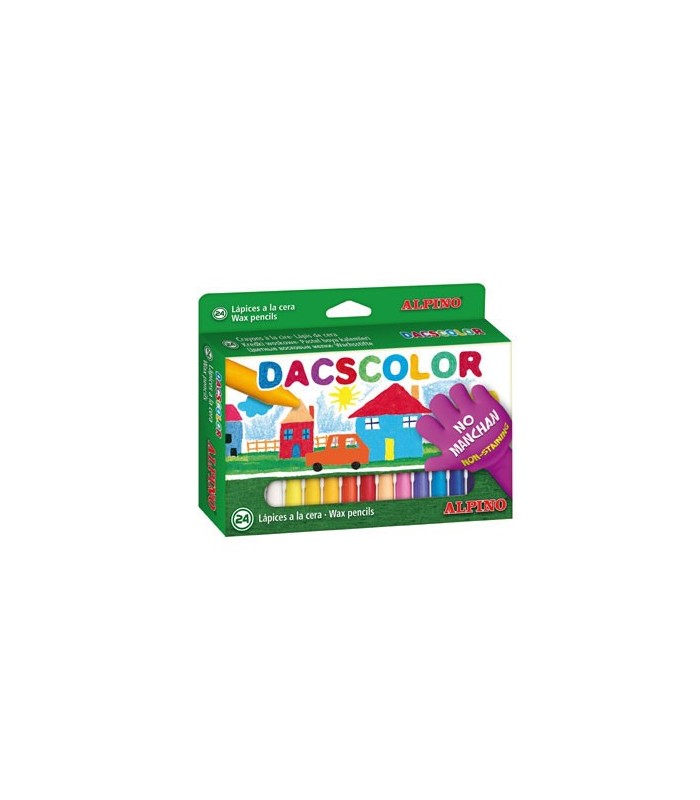CERAS DACSCOLOR ALPINO CAJA 24 COLORES