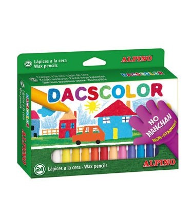 CERAS DACSCOLOR ALPINO CAJA 24 COLORES