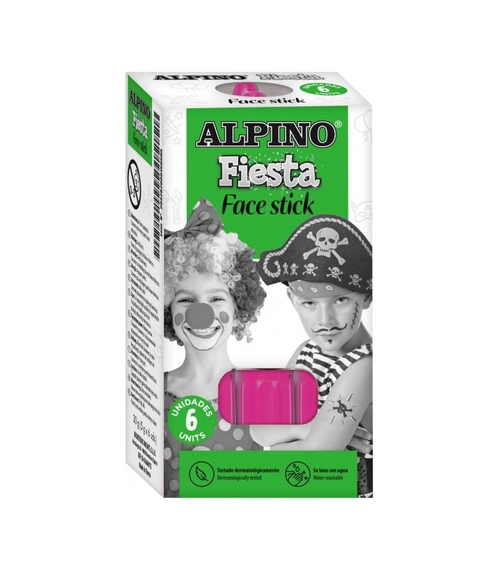 BARRA PINTURA FACIAL ROSA ALPINO FACE STICK - TESTADO DERMATOLOGICAMENTE