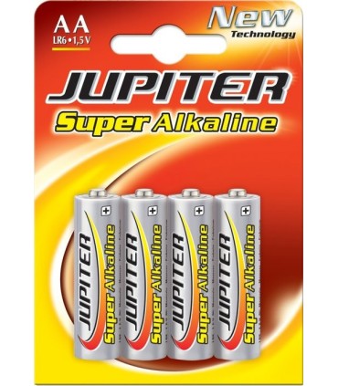 PILAS JUPITER AA LR06 PAQUETE 4 UNIDADES