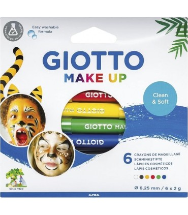 LAPICES COSMETICOS GIOTTO MAKE UP CLASSIC PACK 6 COLORES - TESTADO DERMATOLOGICAMENTE