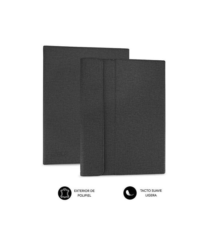 FUNDA UNIVERSAL PARA TABLET SUBBLIM 11" NEGRA - CIERRE MAGNETICO - SOPORTE ANTIDESLIZANTE