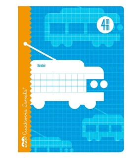 LIBRETA CUADROVIA LAMELA 4mm 30 HOJAS 4º