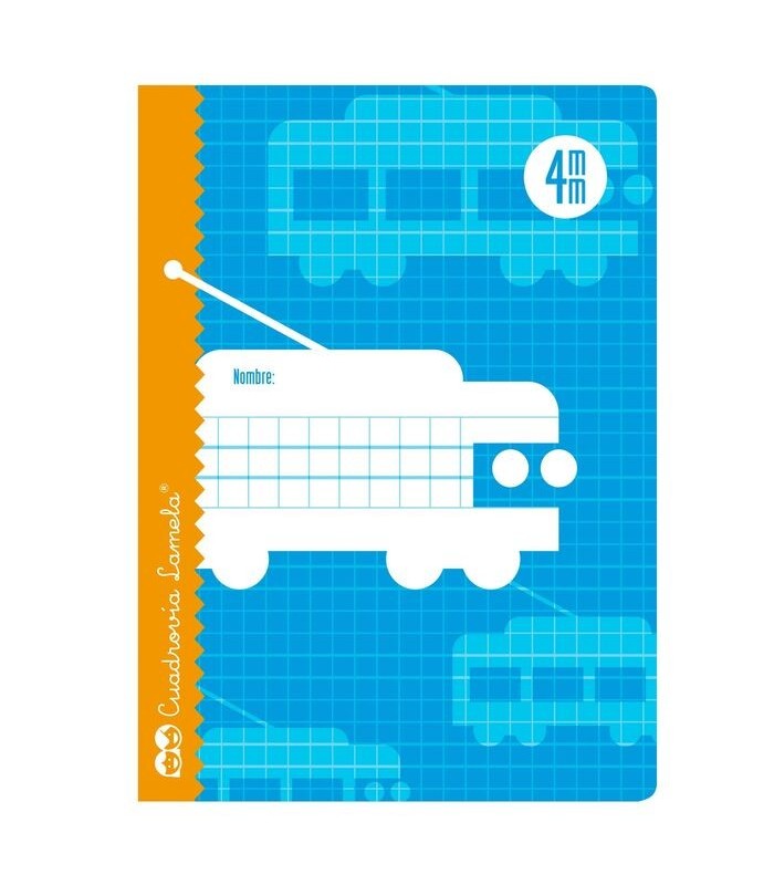 LIBRETA CUADROVIA LAMELA 4mm 30 HOJAS 4º