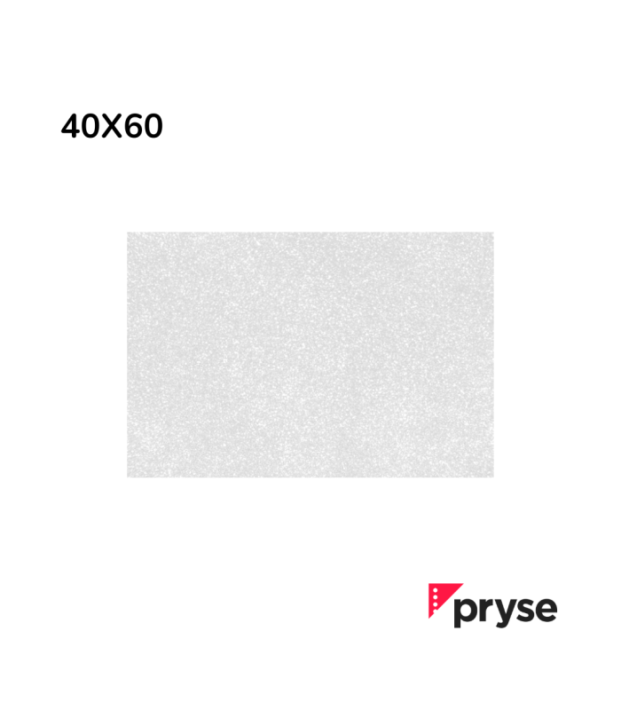 GOMA EVA PURPURINA BLANCA BIODEGRADABLE PRYSE  40 X 60