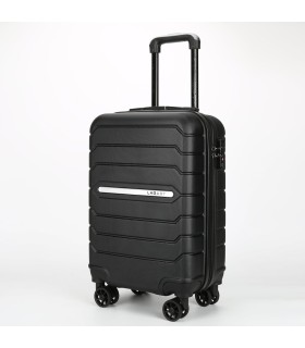 MALETA TROLLEY ABS NEGRA 34 23.5 X 55 CM