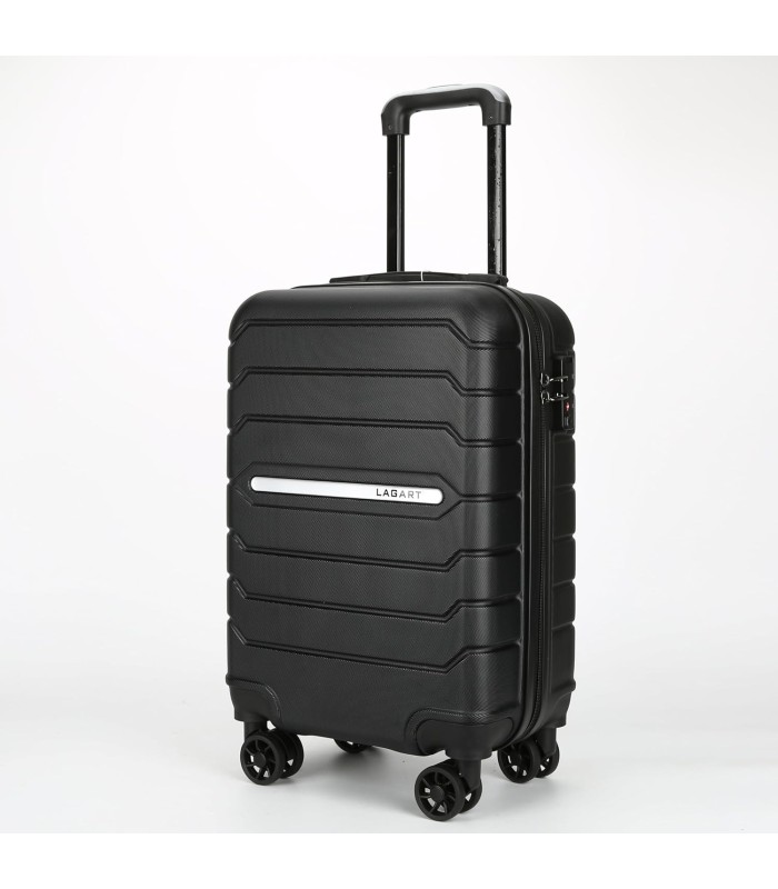 MALETA TROLLEY ABS NEGRA 34 23.5 X 55 CM
