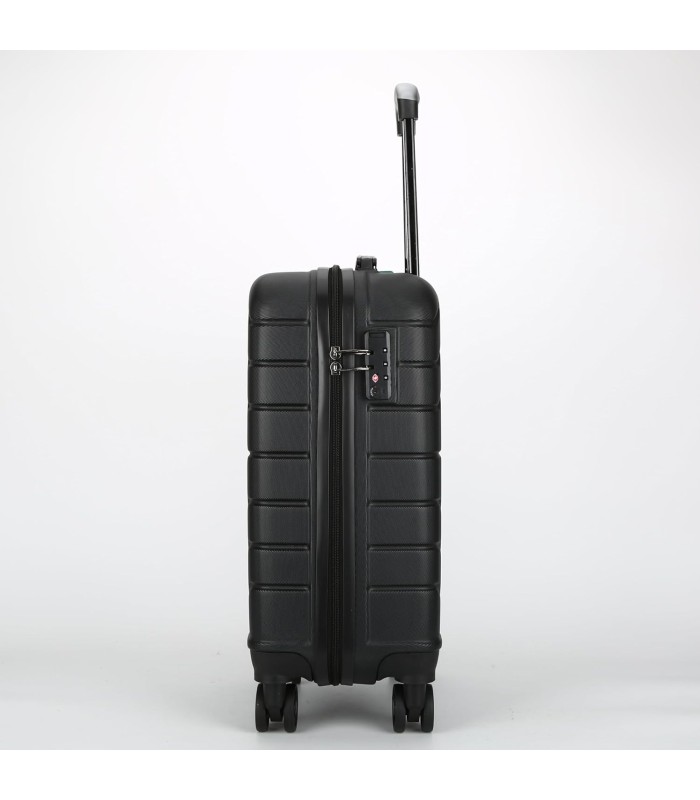 MALETA TROLLEY ABS NEGRA 34 23.5 X 55 CM