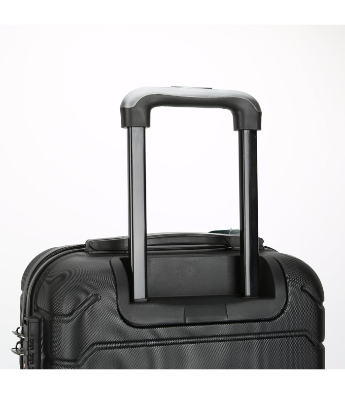 MALETA TROLLEY ABS NEGRA 34 23.5 X 55 CM