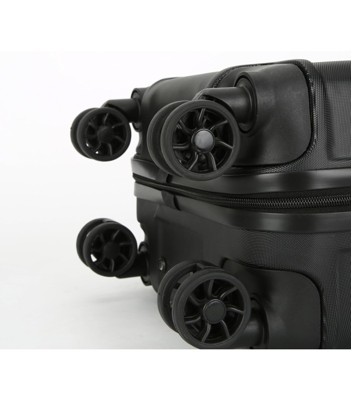 MALETA TROLLEY ABS NEGRA 34 23.5 X 55 CM