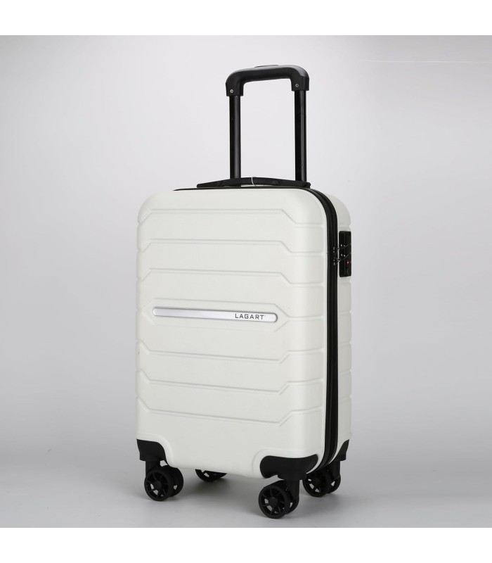 MALETA TROLLEY ABS  BLANCA 34 X 23.5 X 55 CM