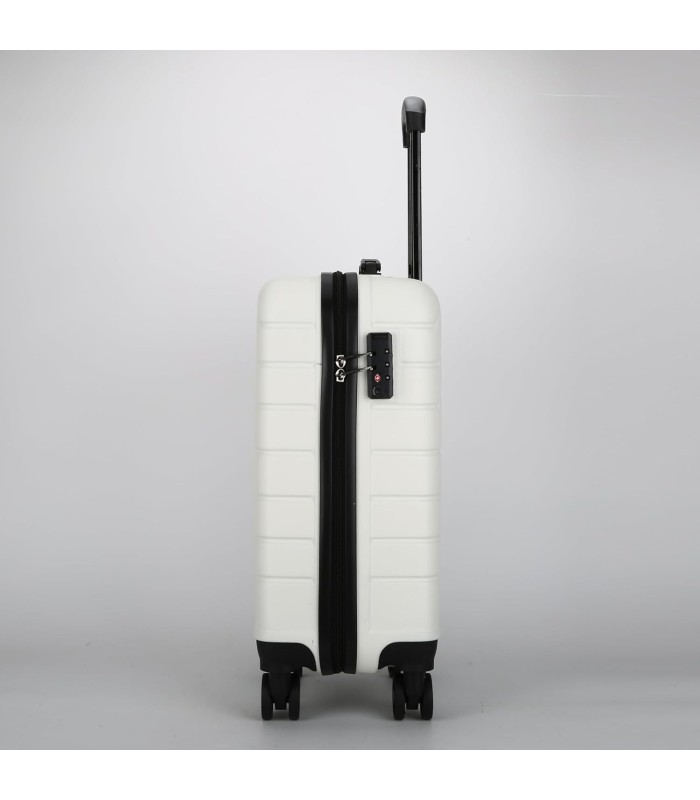 MALETA TROLLEY ABS  BLANCA 34 X 23.5 X 55 CM