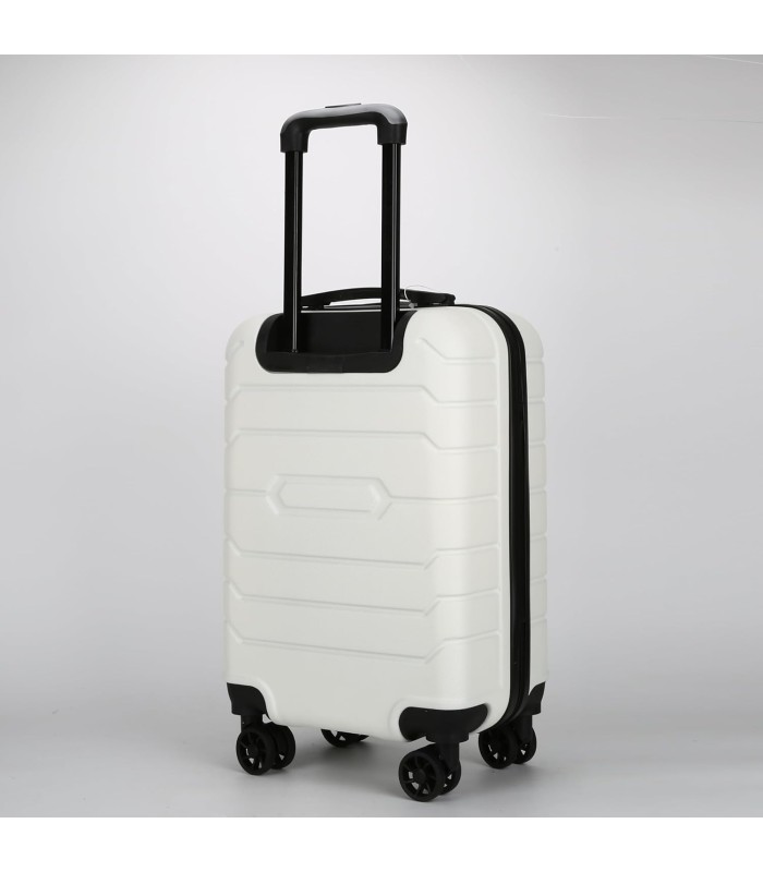 MALETA TROLLEY ABS  BLANCA 34 X 23.5 X 55 CM