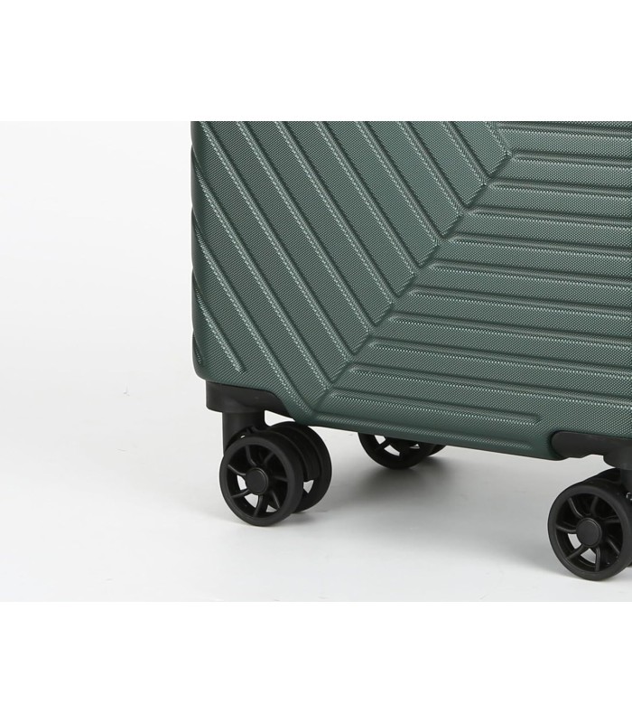 MALETA TROLLEY ABS VERDE OSCURO 34 X 23.5 X 55 CM