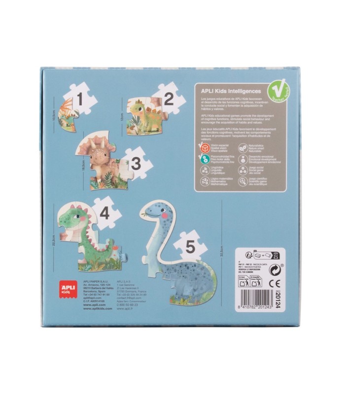 PUZZLE PROGRASIVO DINOS APLI