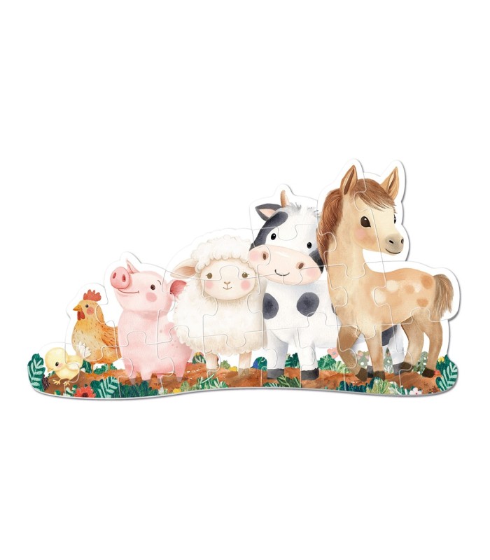 PUZZLE PROGRESIVO ANIMALES GRANJA