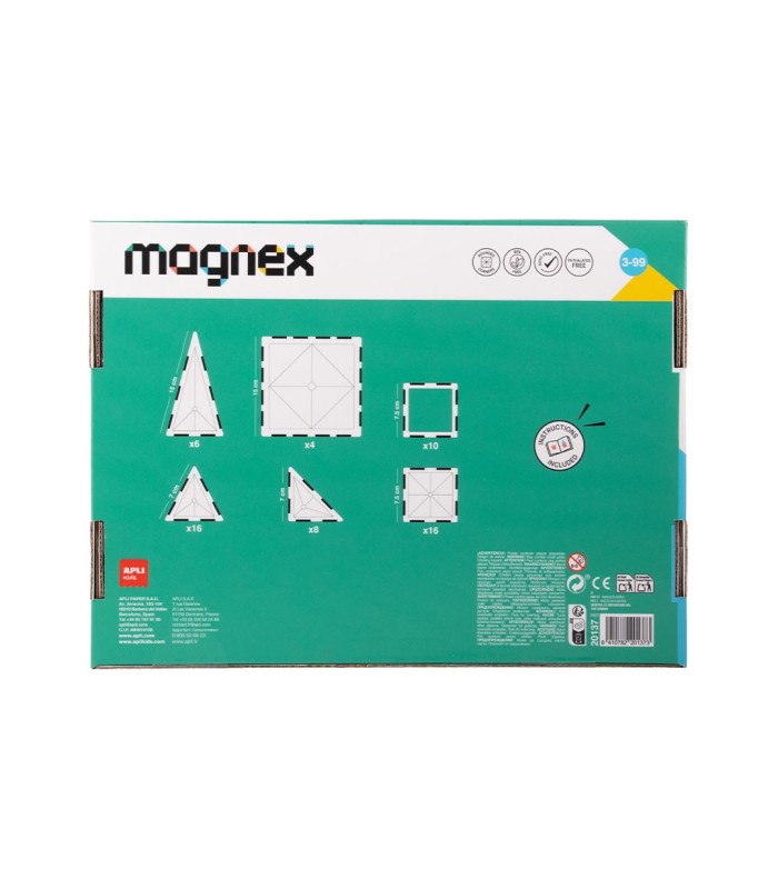 JUEGO MAGNEX 60 PIEZAS APLI