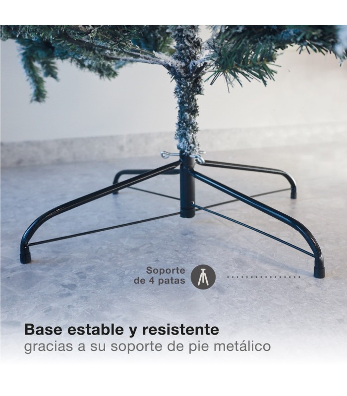 ARBOL DE NAVIDAD ARTIFICIAL NEVADO LEMPER GSC 1 5 METROS 480 RAMAS