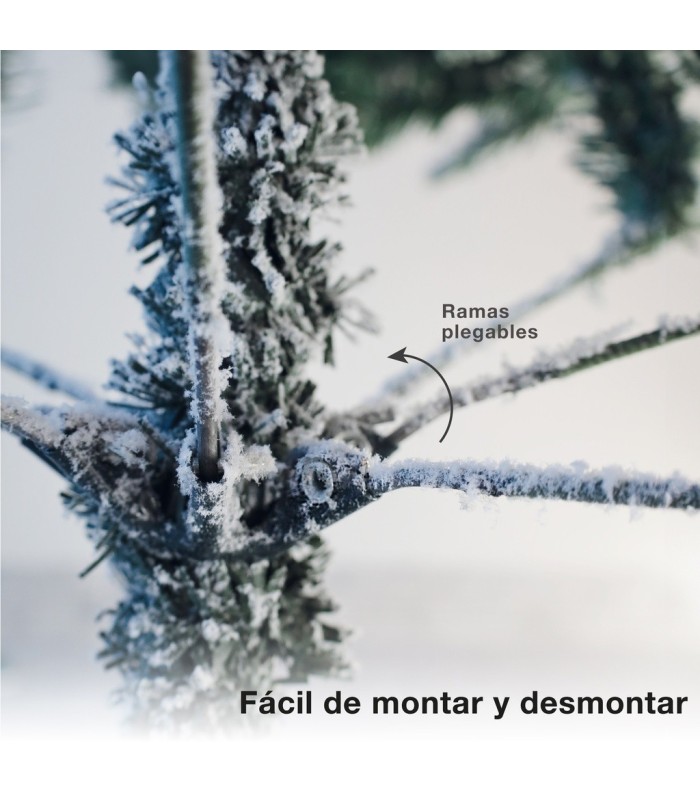 ARBOL DE NAVIDAD ARTIFICIAL NEVADO LEMPER GSC 1 5 METROS 480 RAMAS