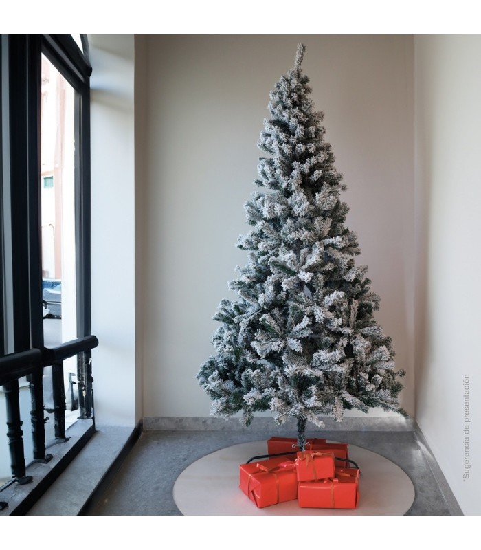 ARBOL DE NAVIDAD ARTIFICIAL NEVADO LEMPER GSC 1 5 METROS 480 RAMAS
