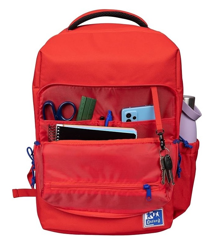 MOCHILA OXFORD YOUNG PROOF CON BOLSILLO INFERIOR ISOTERMICO ROJA