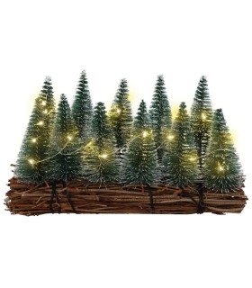 BOSQUE ARBOLES DE NAVIDAD LED KUNER GSC - LUZ CALIDA