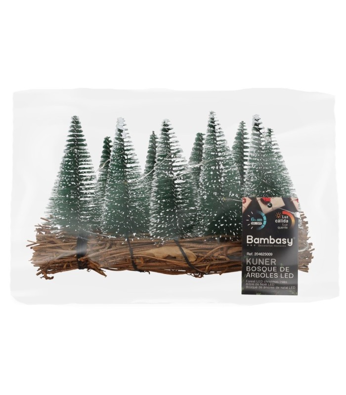 BOSQUE ARBOLES DE NAVIDAD LED KUNER GSC - LUZ CALIDA