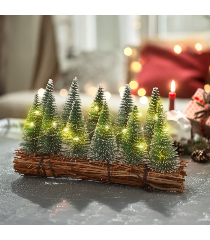 BOSQUE ARBOLES DE NAVIDAD LED KUNER GSC - LUZ CALIDA