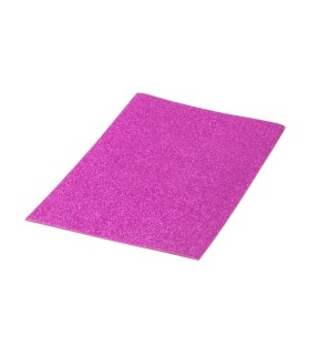 GOMA EVA PURPURINA FUCSIA BIODEGRADABLE PRYSE  40 X 60