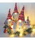 GNOMO DE NAVIDAD LED DE PIE SICCO 16cm GSC ROJO Y BLANCO