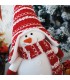 MUÑECO DE NIEVE DE PIE EIRA GSC 64-94cm ROJO Y BLANCO