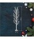 ARBOL DECORATIVO LED SIRKA GSC NEGRO 1 2 METROS - LUZ CALIDA - FUNCIONA A LUZ