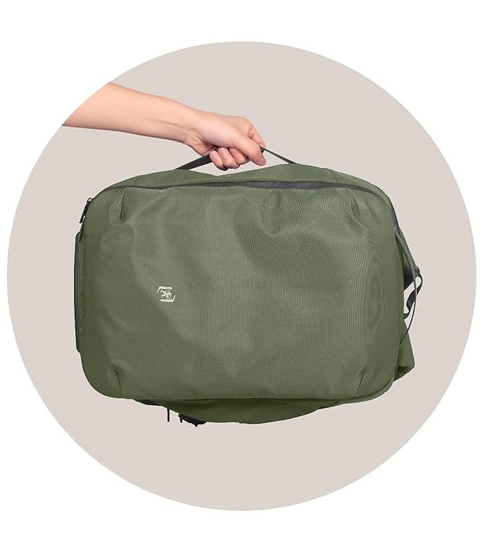 MOCHILA EXECUTIVE OXFBAG RPET VERDE CAQUI