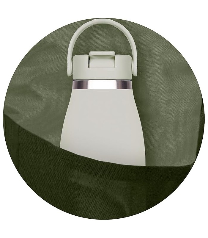 MOCHILA EXECUTIVE OXFBAG RPET VERDE CAQUI