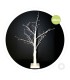 ARBOL DECORATIVO LED CUMIA GSC BLANCO 60cm - LUZ CALIDA - FUNCIONA A PILAS