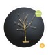 ARBOL DECORATIVO LED CUMIA GSC DORADO 40cm - LUZ CALIDA - FUNCIONA A PILAS