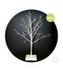 ARBOL DECORATIVO LED CUMIA GSC BLANCO 40cm - LUZ CALIDA - FUNCIONA A PILAS
