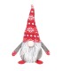 GNOMO DE NAVIDAD LED SENTADO HAGIN GSC 26cm ROJO Y GRIS