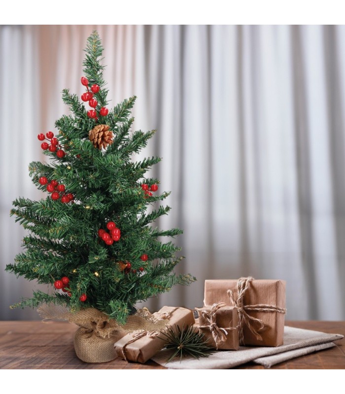 ARBOL DE NAVIDAD ARTIFICIAL LED PONAK GSC 60cm 75 RAMAS