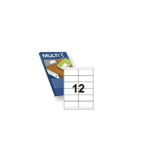ETIQUETAS ADHESIVAS MULTI3 105x48mm - PAQUETE DE 100 HOJAS