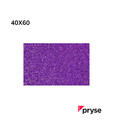 GOMA EVA PURPURINA LILA BIODEGRADABLE PRYSE  40x60