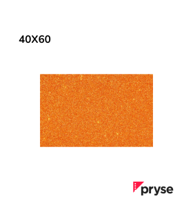 GOMA EVA PURPURINA NARANJA BIODEGRADABLE PRYSE  40 X 60