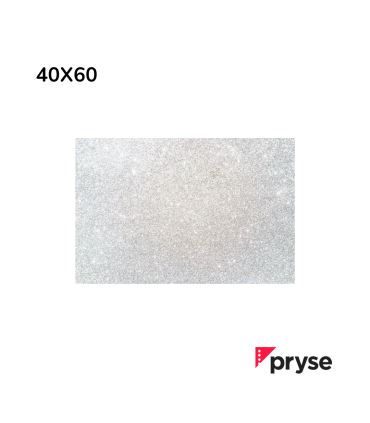 GOMA EVA PURPURINA PLATA BIODEGRADABLE PRYSE  40 X 60