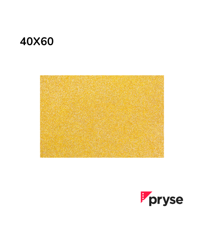 GOMA EVA PURPURINA ORO BIODEGRADABLE PRYSE  40 X 60