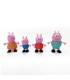 COLECCION PEPPA PIG FAMILY COMANSI - 4 FIGURAS - DISEÑO INFANTIL