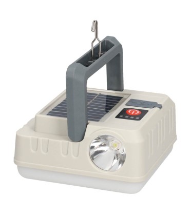 LINTERNA SOLAR LED RECARGABLE GSC 290 LUMENES - BATERIA 1.200 mAh