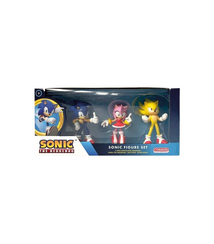 COLECCION SUPER SONIC COMANSI - 3 FIGURAS - REGALO GAMER