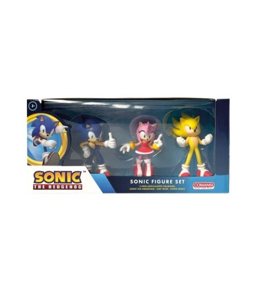 COLECCION SUPER SONIC COMANSI - 3 FIGURAS - REGALO GAMER