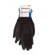 PAR DE GUANTES POLIESTER Y POLIURETANO NEGROS GSC - TALLA 8