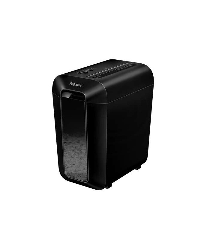 DESTRUCTORA FELLOWES POWERSHRED LX65 NEGRA - CORTE PARTICULAS P-4 - DESTRUYE HASTA 10 HOJA